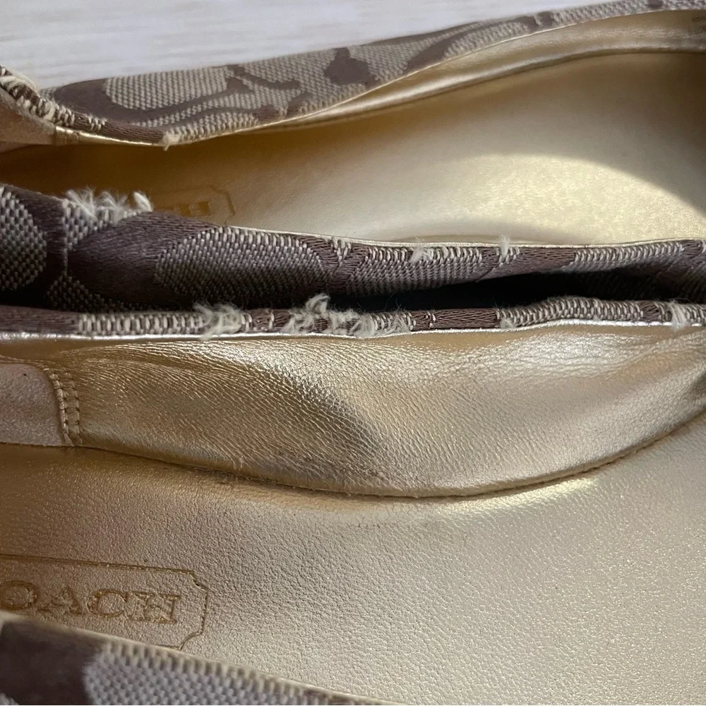 Coach London signature ballet flat size 6 - Picture 5 of 13